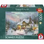 Schmidt Spiele Thomas Kinkade Studios: Santa's Night Before Christmas 1000-dielne puzzle