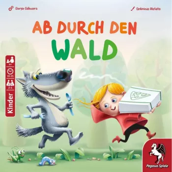 PEGASUS Ab durch den Wald - lesné dobrodružstvo kartová hra pre 2-4 hráčov, od 8 rokov