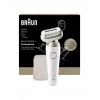 Braun Silk-épil 9 Flex SES9-011 3D epilátor, mokrý & suchý, biela/zlatá