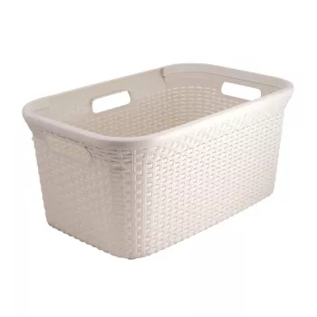 CURVER koš na bielizeň Style 45L 59,2x38x27cm krémová