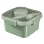 CURVER Úložný box Lunch Kit Štvorcový 1,1L Smart Eco To Go 16x16x9cm Soft Green