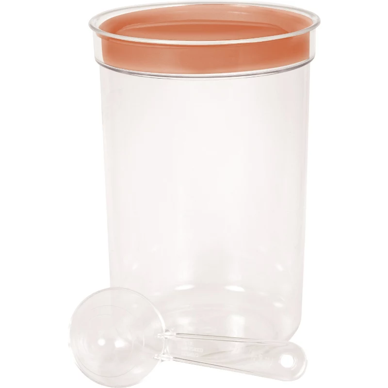 CURVER Okrúhla miska na potraviny s lyžicou, 1,7L, Rôzne farby, plast bez BPA
