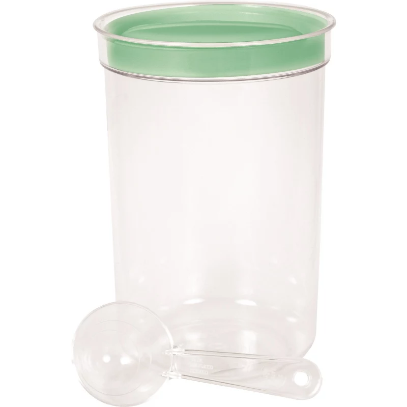 CURVER Okrúhla miska na potraviny s lyžicou, 1,7L, Rôzne farby, plast bez BPA