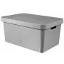 Curver Infinity Recycled 45L Úložný box s vekom, Sivý, 56x39x27 cm