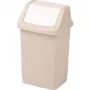 CURVER Click-it Pedálový odpadkový kôš 9L Béžový 22,9 x 18,9 x 38,1 cm