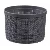 CURVER Košík s vekom Juta okrúhly 2L Ø17x13cm tmavosivá