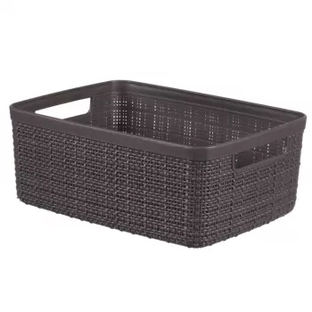 Curver Košík Juta S 5L 27x20x11cm tmavosivá
