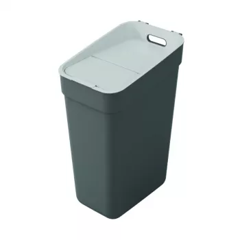 CURVER Ready To Collect 30L nádoba na recykláciu tmavosivá/svetlosivá