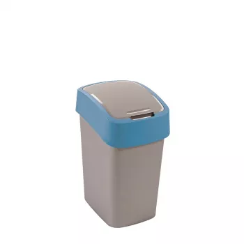 CURVER Deco Flip Bin 25L odpadkový kôš strieborná/modrá