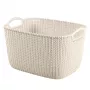 CURVER koš Knit L obdĺžnikový 19L 40x30x23cm biely