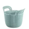 CURVER koš Knit XS okrúhly 3L 23x19x19 cm modrý