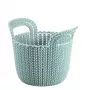 CURVER koš Knit XS okrúhly 3L 23x19x19 cm modrý