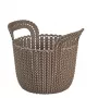 CURVER koš Knit XS okrúhly 3L 23x19x19 cm hnedý