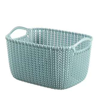 CURVER koš Knit S obdĺžnikový 8L 30x22x17cm modrý
