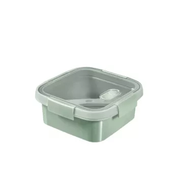 CURVER Smart Eco To Go štvorcová obedová krabička 0,9L Soft Green