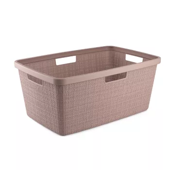 CURVER koš na bielizeň Jute 46L 59x39x26cm ružový