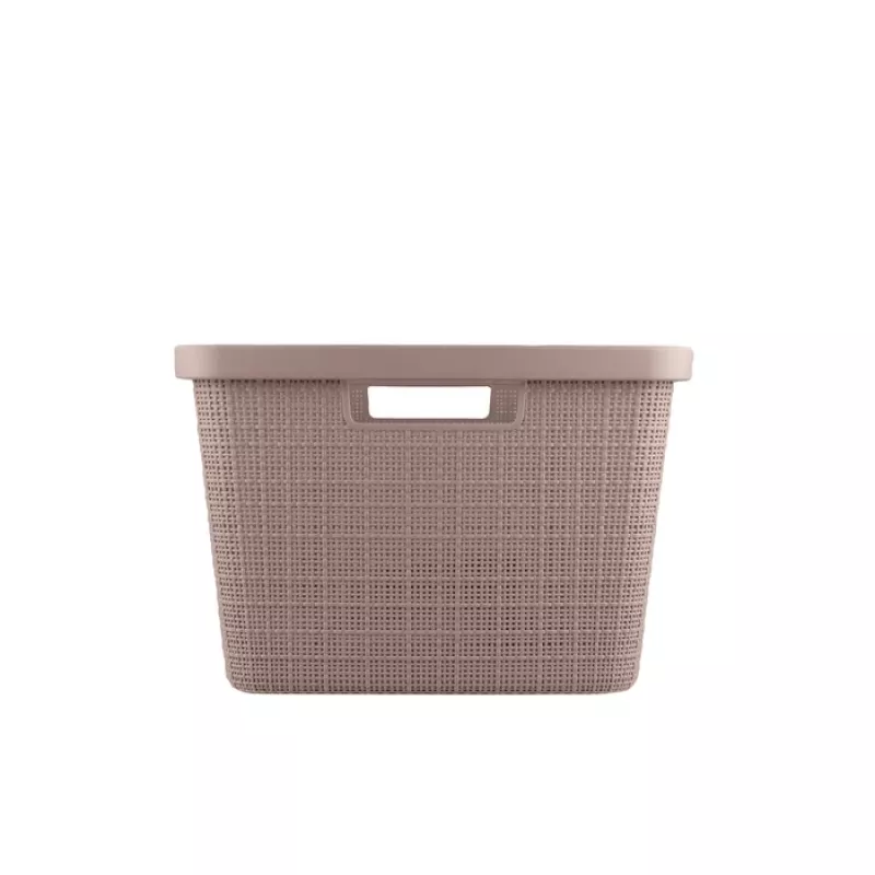 CURVER koš na bielizeň Jute 46L 59x39x26cm ružový