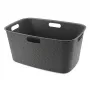 CURVER Softex 45L koš na bielizeň 57x37x27cm tmavosivá