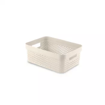 CURVER Infinity Recycled 11L úložná krabica 36x27x14 cm Oasis White