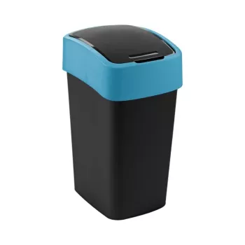 CURVER Flip Bin 25L odpadkový kôš čierna/modrá