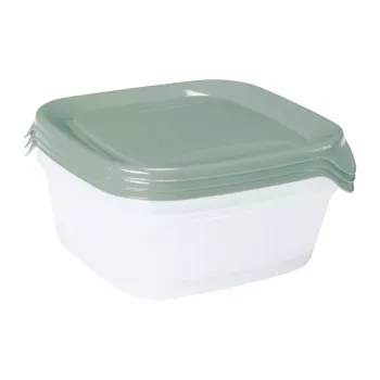 CURVER Fresh&Go hranaté dózy na čerstvé potraviny sada 3 x 0,8 l zelená