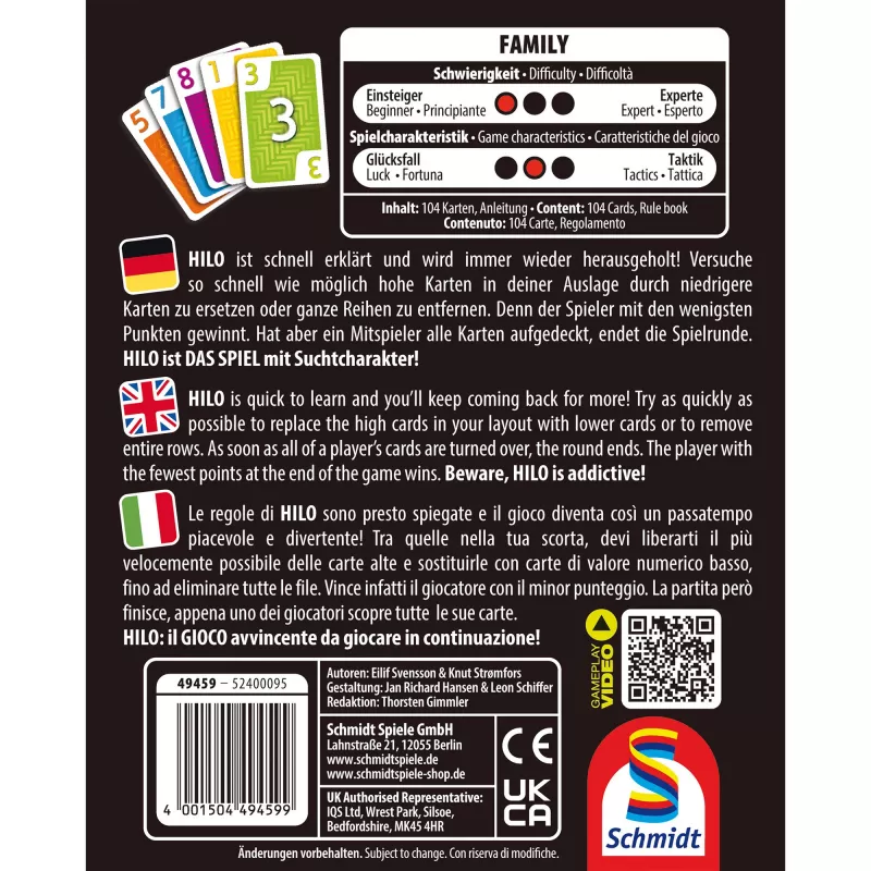Schmidt Spiele HILo kovová škatuľa