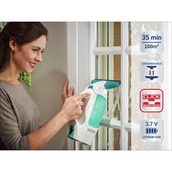 LEIFHEIT náhradná sacia tryska pre vysávač na okná Dry&Clean, 17 cm, čierna/sivá