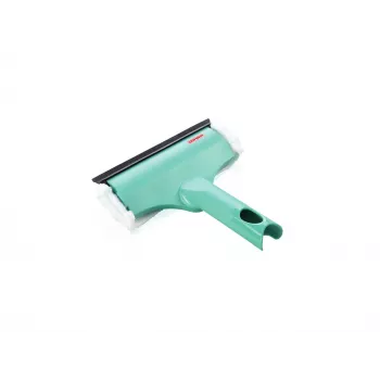 LEIFHEIT čistič okien a rámov 3in1 Mini micro duo – 20 cm mikrofázová hlava s integrovanou stierkou, kompatibilné s Click System