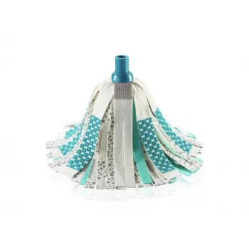 LEIFHEIT 3in1 Power Mop s technológiou Clean Twist Spin, teleskopická tyč, 20L vedro, mikrovláknová hlava, tyrkysová/biela