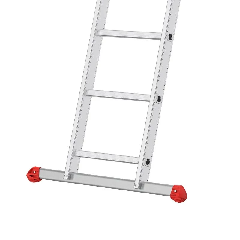 Hailo ProfiStep duo 7218-007 hliníkový stojanový rebrík, 2x25 priečok, max. pracovná výška 9,5 m, strieborná