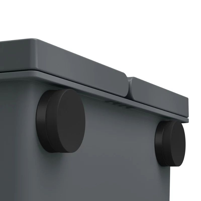 HAILO FlexBox S nástenný odpadkový kôš 7L tmavosivý