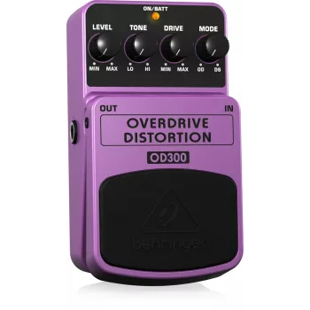 Behringer OD300 Overdrive/Distortion efektový pedál fialový, čierny