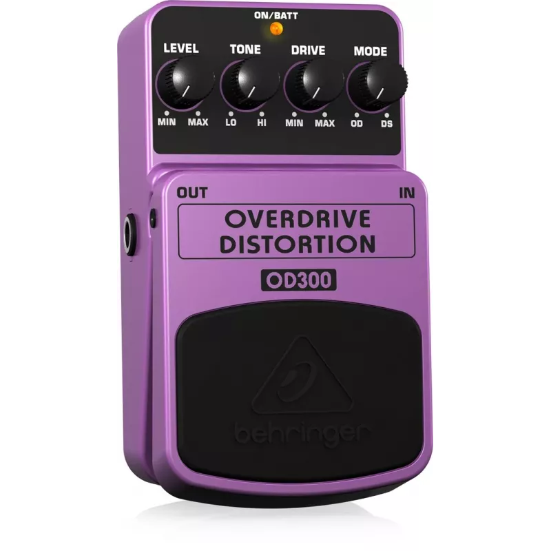 Behringer OD300 Overdrive/Distortion efektový pedál fialový, čierny