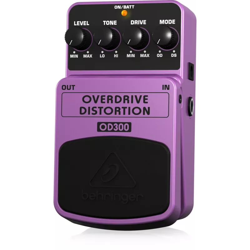 Behringer OD300 Overdrive/Distortion efektový pedál fialový, čierny