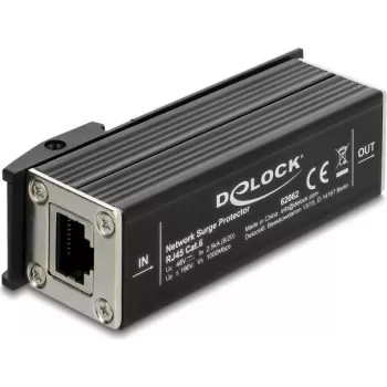 Delock prepäťová ochrana siete RJ45 montáž na lištu DIN