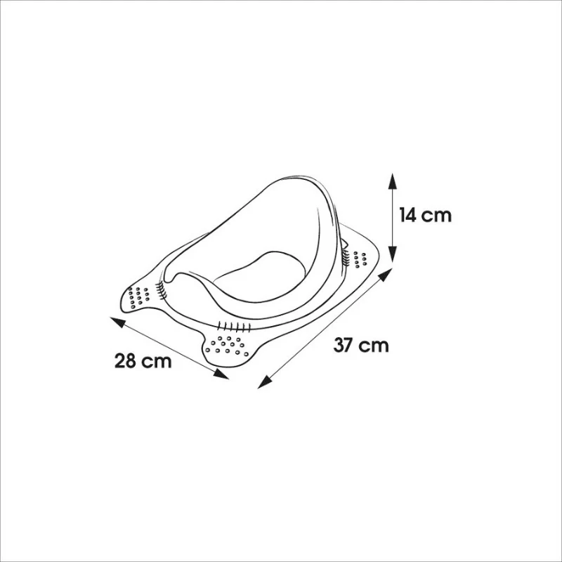 keeeper Toaletný trenažér comfort Zuza Pure 28x37x14cm ružová