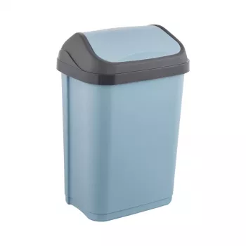 KEEEPER Odpadkový kôš s otočným vekom 25L Swantje 33,5x25,5x53,5cm modrý