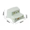 KEEEPER Dvojstupňová lavica Igor Funny Farm 40x37x21 cm Soft Green