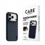 CARE by PanzerGlass Fusion Fabric puzdro modré s MagSafe pre iPhone 17 Pro