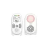 Chillax CB260 DECT digitálny audio babyphone s obojsmernou komunikáciou, teplotným senzorom, nočným svetlom, uspávankami a vibračným alarmom – biela