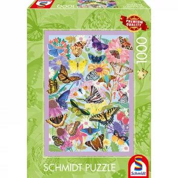 Schmidt Spiele Schmetterlingstreiben 1000-dielne puzzle
