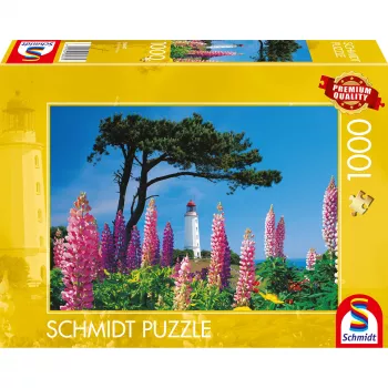 Schmidt Spiele Dornbusch Leuchtturm, Hiddensee 1000-dielne puzzle