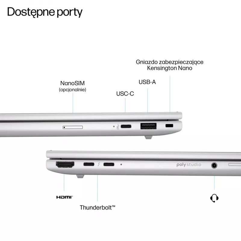 HP EliteBook 8 G1i 14 palcov WUXGA Intel Core Ultra 7 255U 24GB RAM 512GB SSD Windows 11 Pro strieborný business notebook