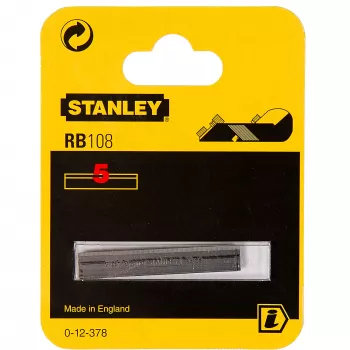 STANLEY náhradné hoblíky pre RB10 a RB5, rovná čepeľ, balenie 10 ks, oceľ SK5, šírka 44 mm
