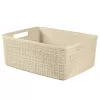 Curver kôš Jute M 12L 36x28x15cm krémový