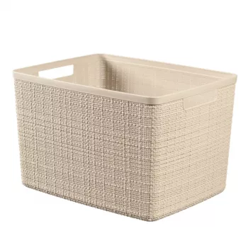 CURVER kôš Jute L 20L 36x28x23cm krémový