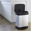 CURVER kovový odpadkový kôš s pedálom Deco Bin Duo 10+18L strieborný
