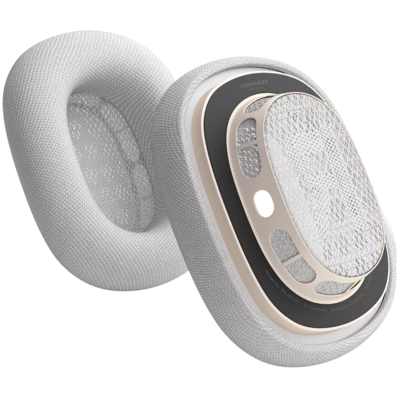 VONMÄHLEN vzduchové vankúšiky pre AirPods Max, svetlosivé