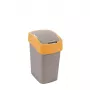 Curver Flip Bin odpadkový kôš 25L, strieborná/žltá