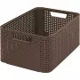 Curver Style Box M 38,6 x 28,7 x 17 cm tmavohnedá úložná krabica s vekom
